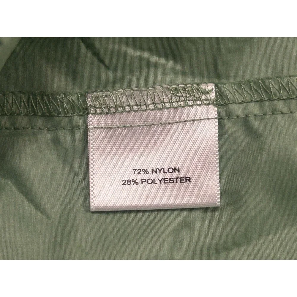 Peter Millar 1/4 Zip Lightweight Packable Windbreaker Jacket Men’s Large Green